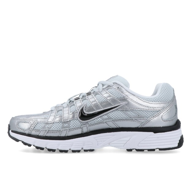 Nike P-6000 White/black-metallic Silver