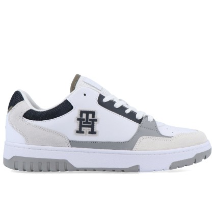 Sapatilha Tommy Hilfiger Th Basket Street Mix White