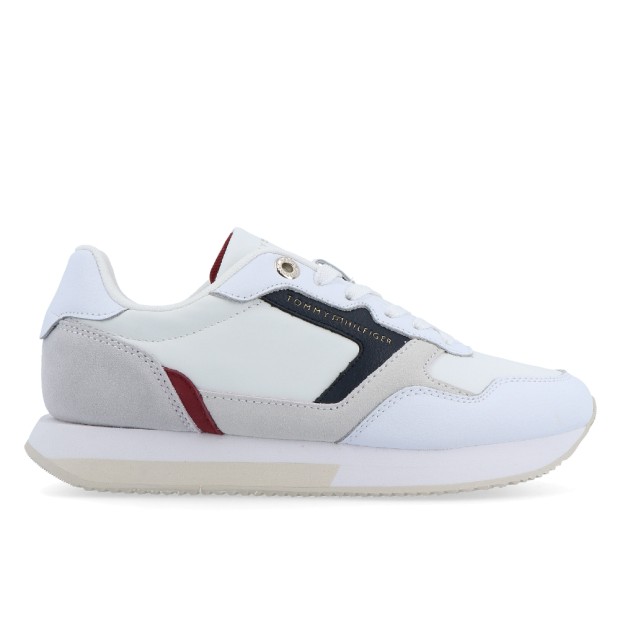 Sapatilha Tommy Hilfiger Essential Th Runner White/r