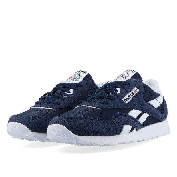 Sapatilha Reebok Cl Nylon Vecnav/ftwwht/ftwwht