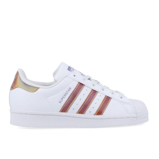 Sapatilha Adidas Superstar J White/purrus