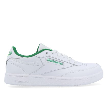 Sapatilha Reebok Club C Junior Ftwwht Glegrn Soacye