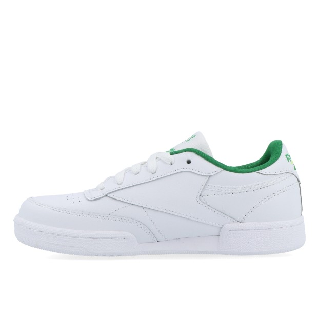 Sapatilha Reebok Club C Junior Ftwwht Glegrn Soacye