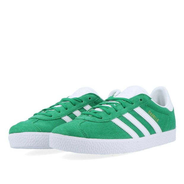Adidas Gazelle J Green/ftwwht/goldmt