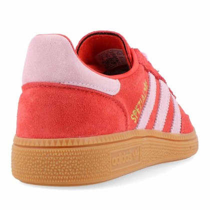 adidas Originals Handball Spezial W Bright Red / Clear Pink / Gum adidas Originals Handball Spezial W Bright Red / Clear Pink / Gum
