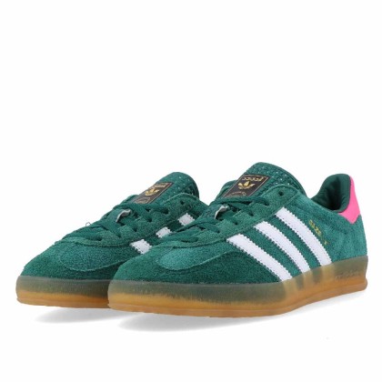 adidas Originals Gazelle Indoor W Collegiate Green / Cloud White / Lucid Pink adidas Originals Gazelle Indoor W Collegiate Green / Cloud White / Lucid Pink