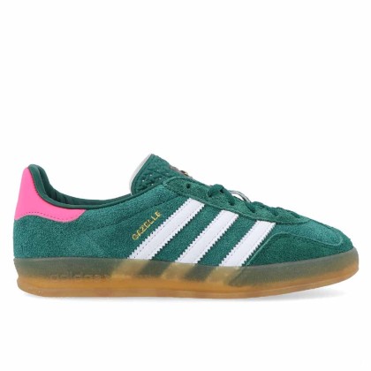 adidas Originals Gazelle Indoor W Collegiate Green / Cloud White / Lucid Pink adidas Originals Gazelle Indoor W Collegiate Green / Cloud White / Lucid Pink