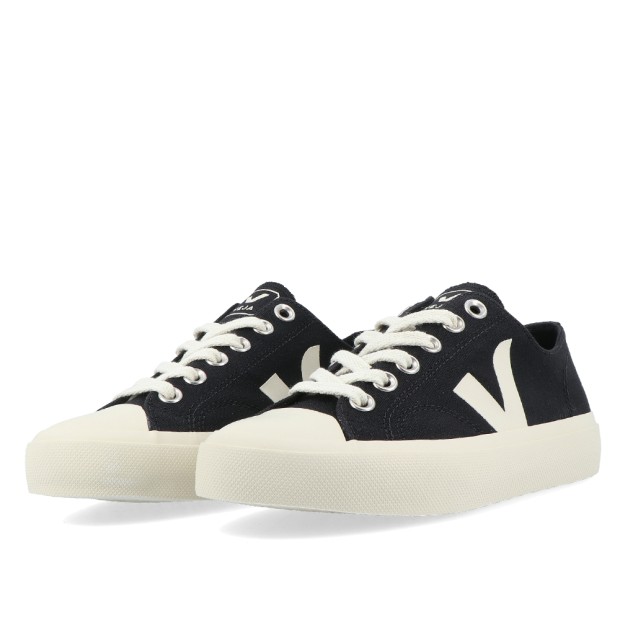 Veja Wata Ii Low Canvas Black_pierre Black_pierre