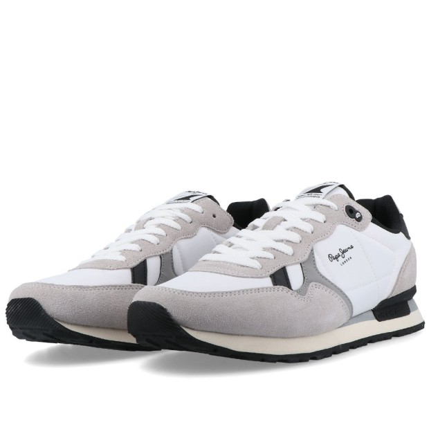 Sapatilha Pepe Jeans Brit Reflect White