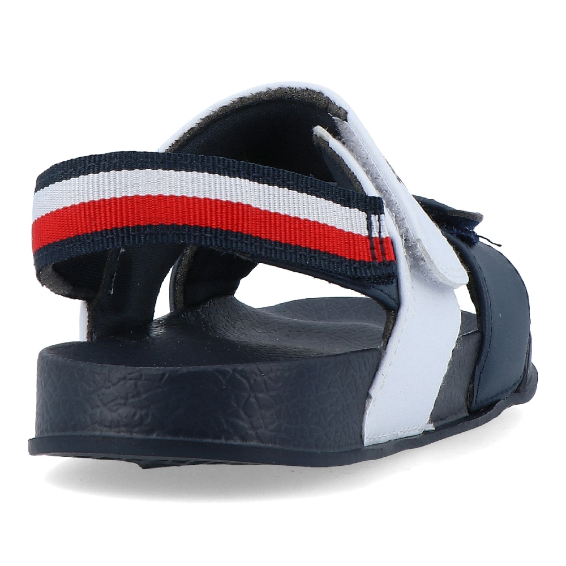 Tommy Hilfiger Logo Velcro Sandal Blue/whi