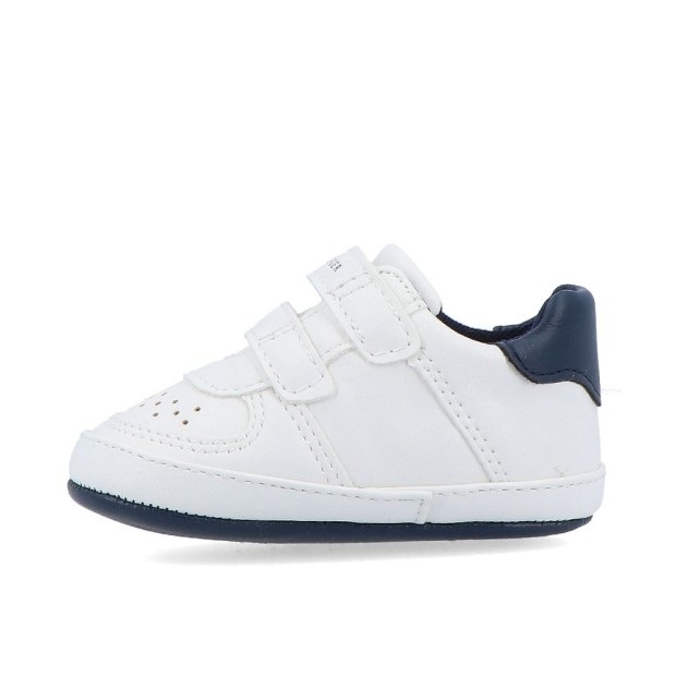 Sapatilha Tommy Hilfiger Flag Low Cut Velcro Off Whi