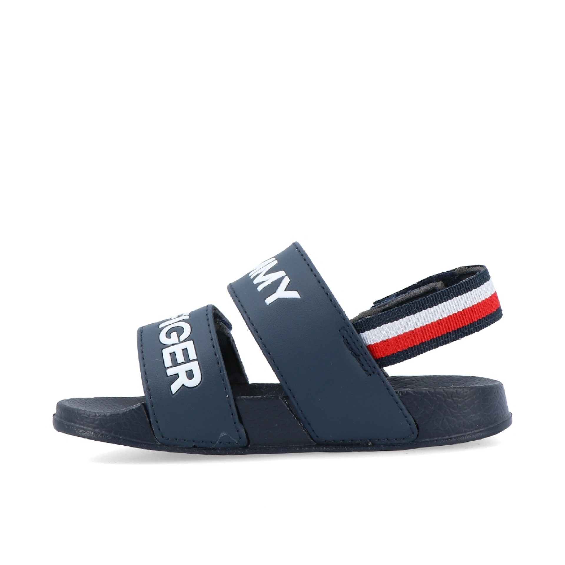 Tommy Hilfiger Logo Velcro Sandal Blue