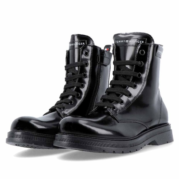 Tommy Hilfiger Bota Lace-up Black