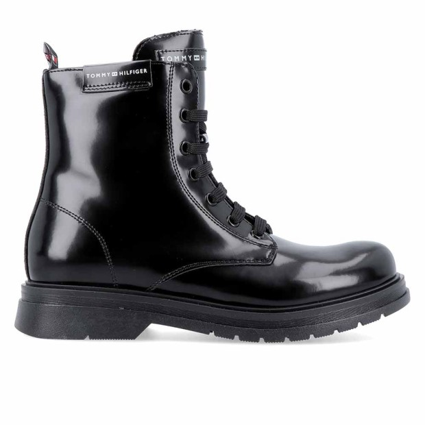 Tommy Hilfiger Bota Lace-up Black