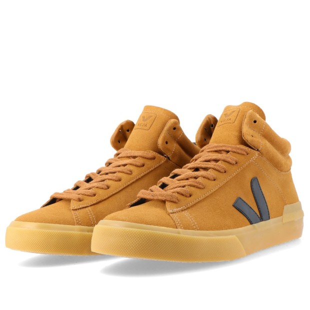 Veja Minotaur Suede Camel Black