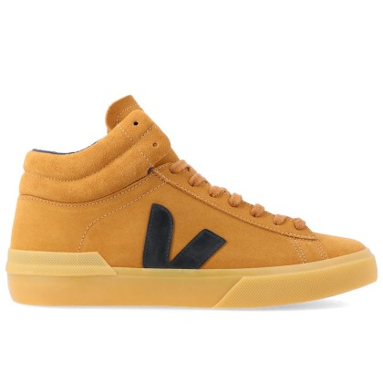 Sapatilha Veja Minotaur Suede Camel Black