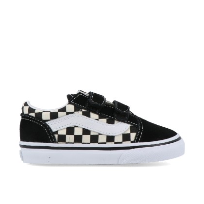 Sapatilha Vans Old Skool V Primary Check Black White