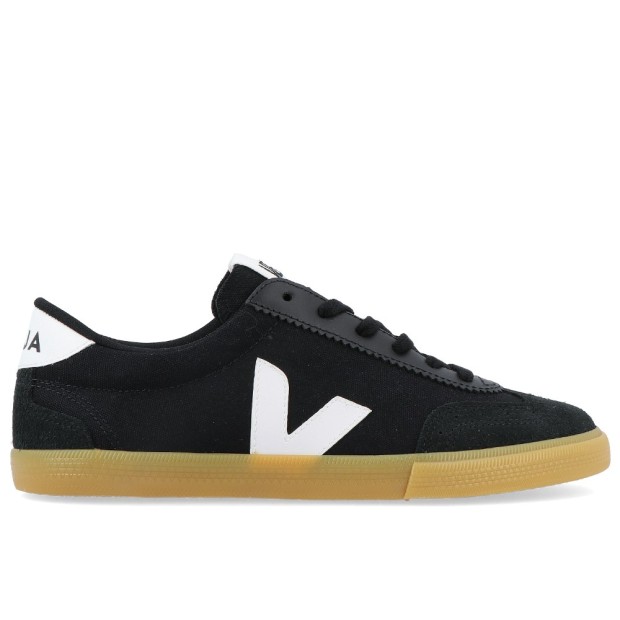Veja Volley Canvas Black White Natural