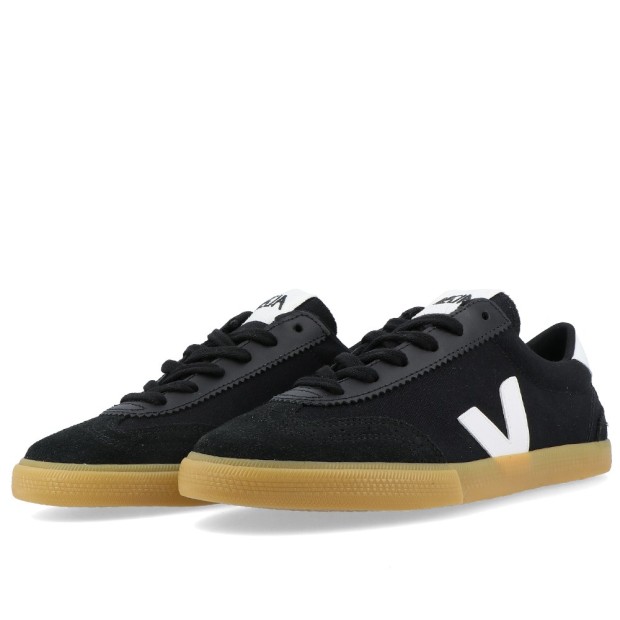 Veja Volley Canvas Black White Natural