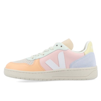 Veja V-10 Leather Petale White Multico Veja V-10 Leather Petale White Multico