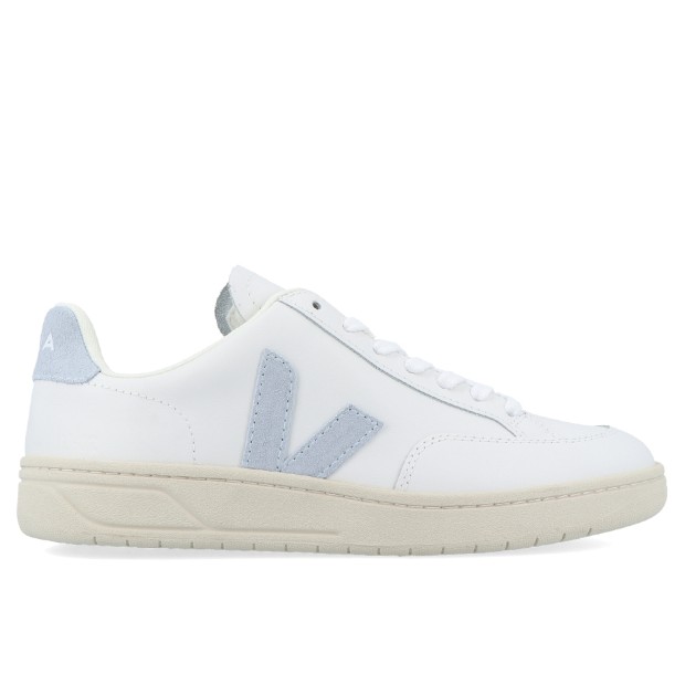 Sapatilha Veja V-12 Leather Extra White Steel