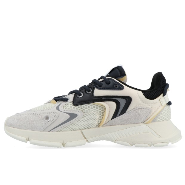 Sapatilha Lacoste L003 Neo 123 Sma Off White/blk Tex