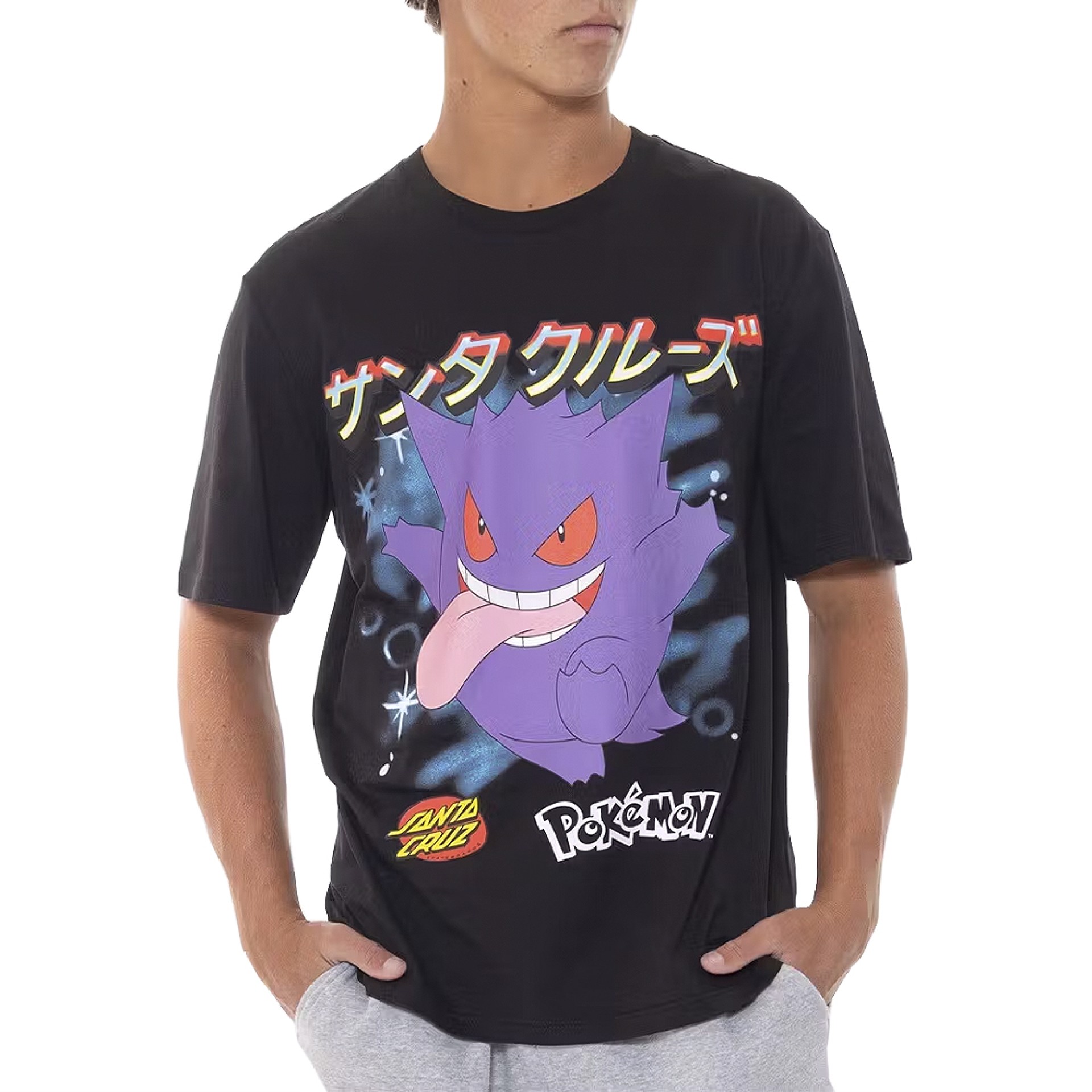 Santa Cruz T-shirt Pokemon Ghost Blk