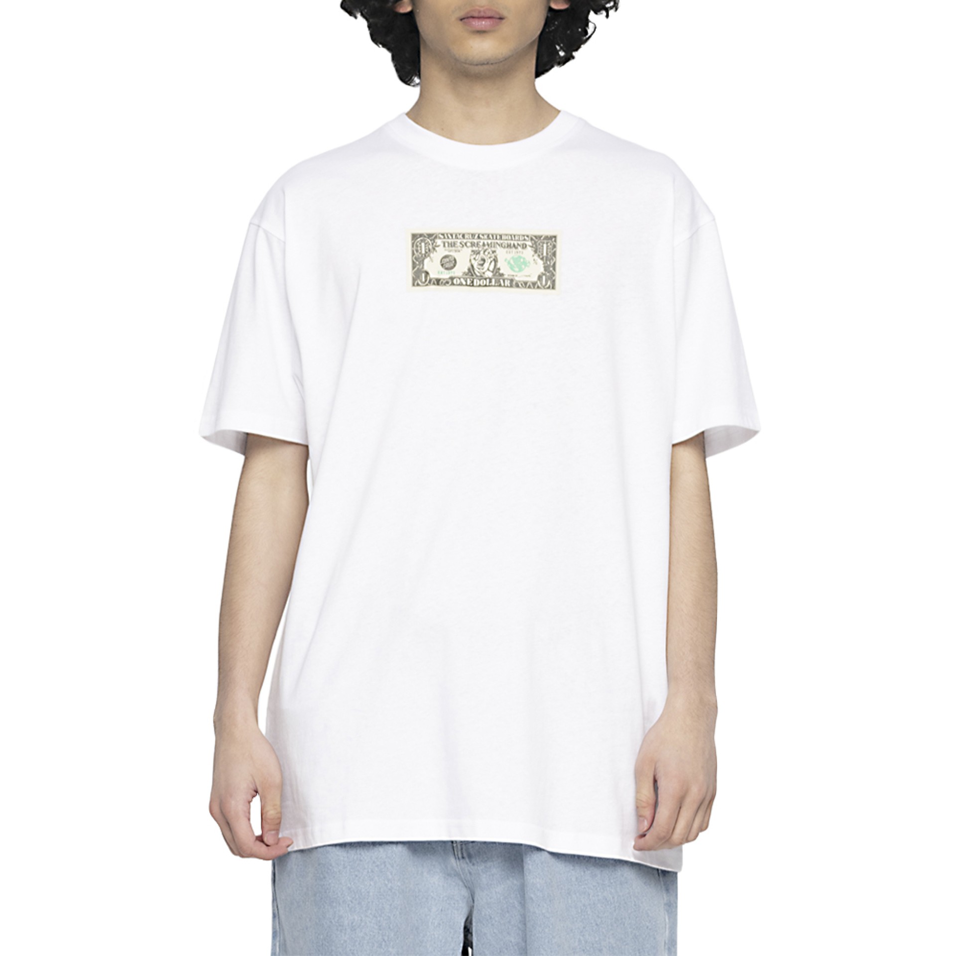 T-shirt Santa Cruz T-shirt Mako Dollar White