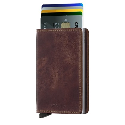 Carteira Secrid Slimwallet Vintage Brown