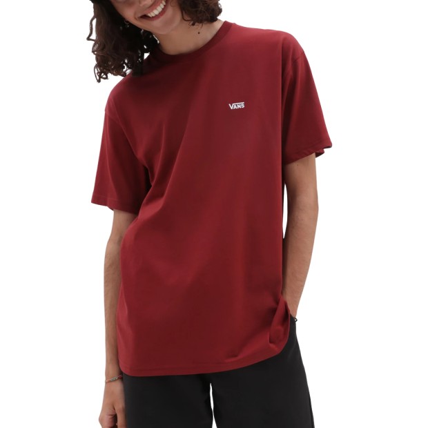 T-shirt Vans T-shirt Mn Left Chest Logo T Syrah Wh