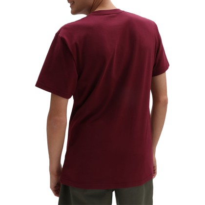 Vans T-shirt Mn Left Chest Logo T Burgund