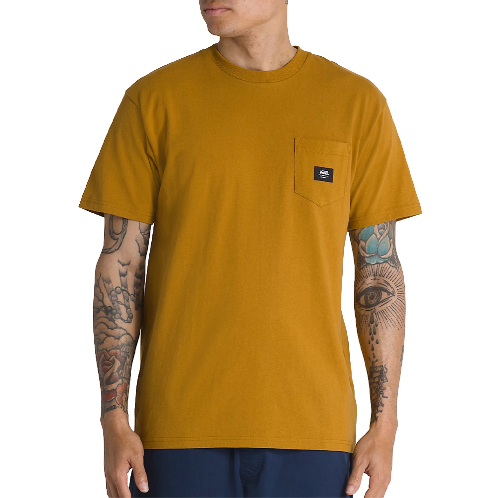 Vans T-shirt Mn Woven Patch Pocket Golden