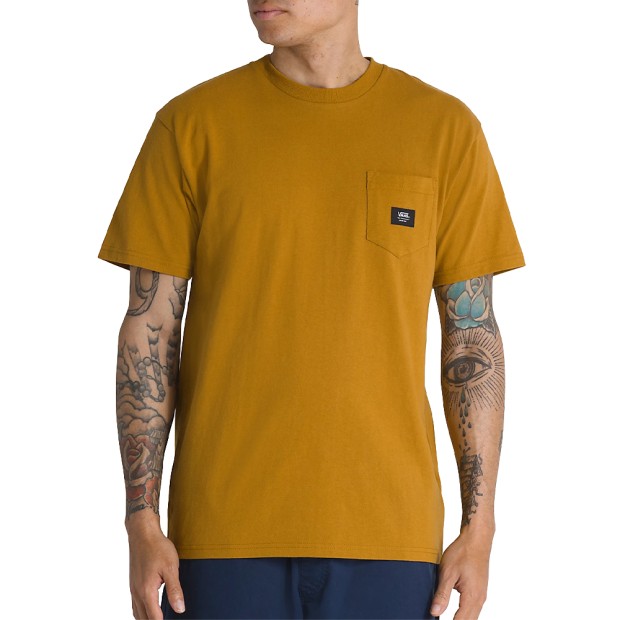 T-shirt Vans T-shirt Mn Woven Patch Pocket Golden