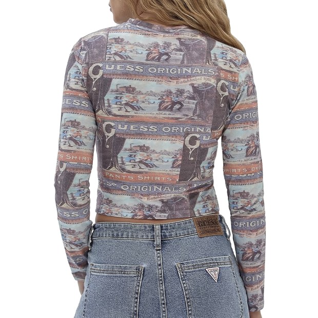 Longsleeves Guess Camisola Go Ranch Vintage Ranch