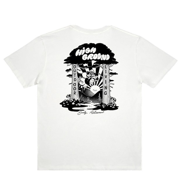 T-shirt The Dudes T-shirt High Ground Off White