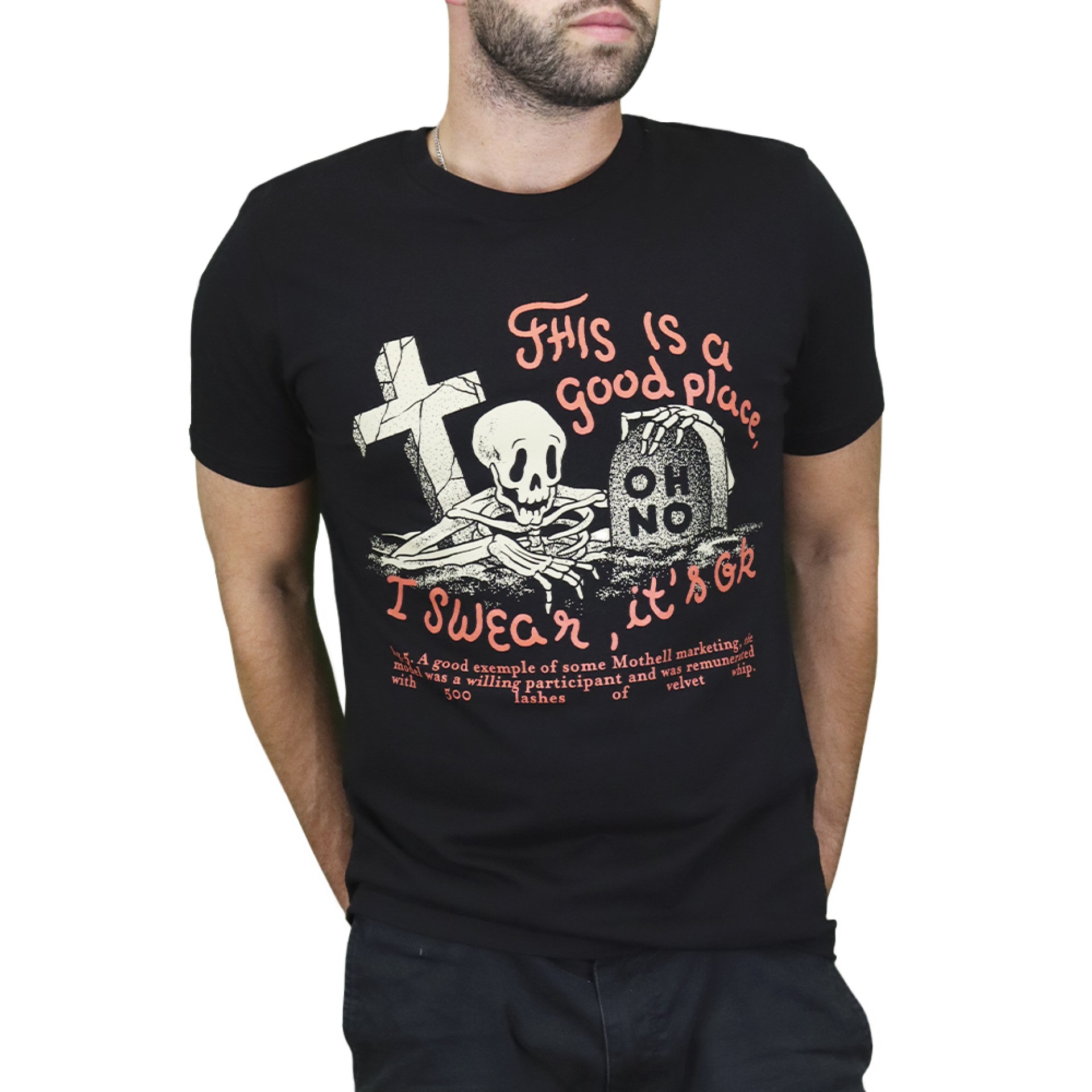 The Dudes T-shirt A Good Place Black