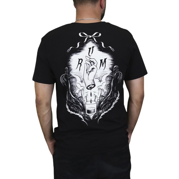 T-shirt The Dudes T-shirt Rum Black
