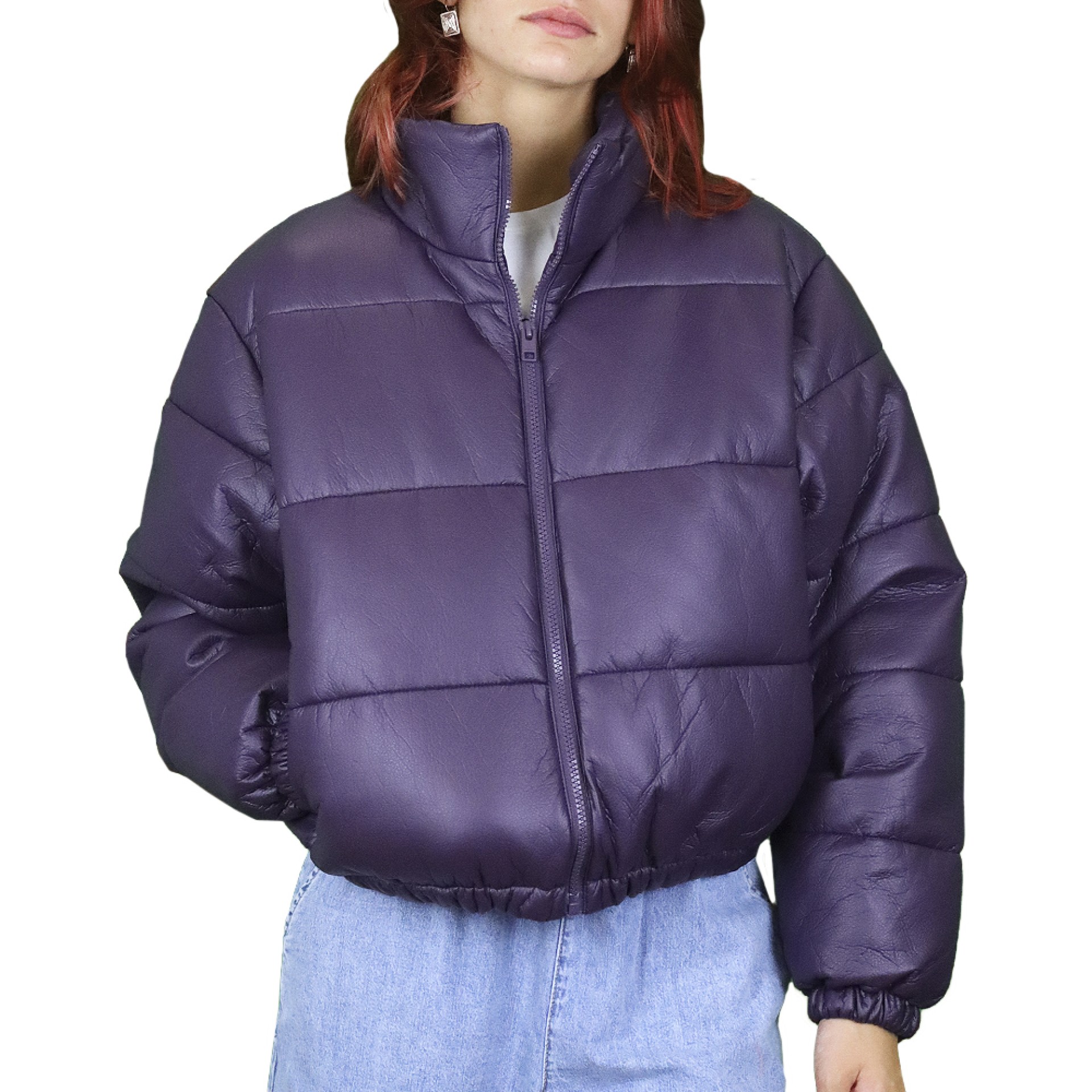 Jjxx Jxcline Faux Leather Purple Pennant