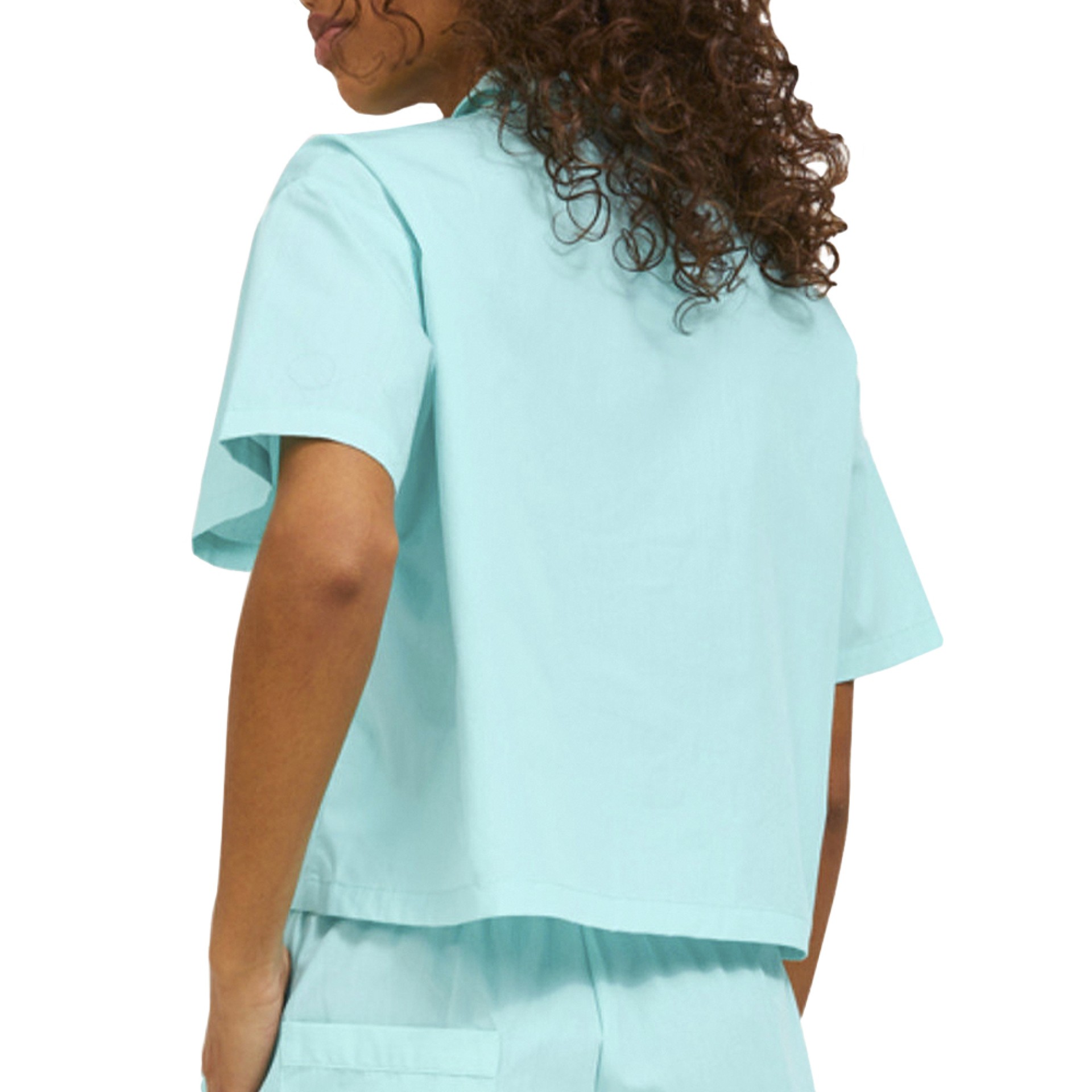 JjxxCamisa Mission Short Shirt Aruba Blue