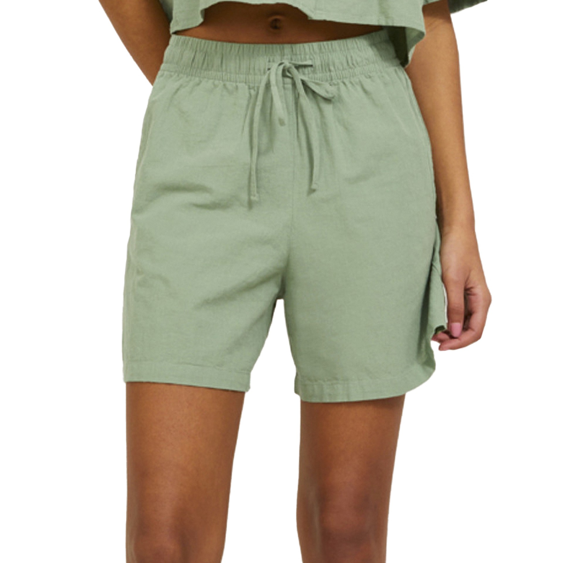 Jjxx Calçoes Amy Linen Loden Frost