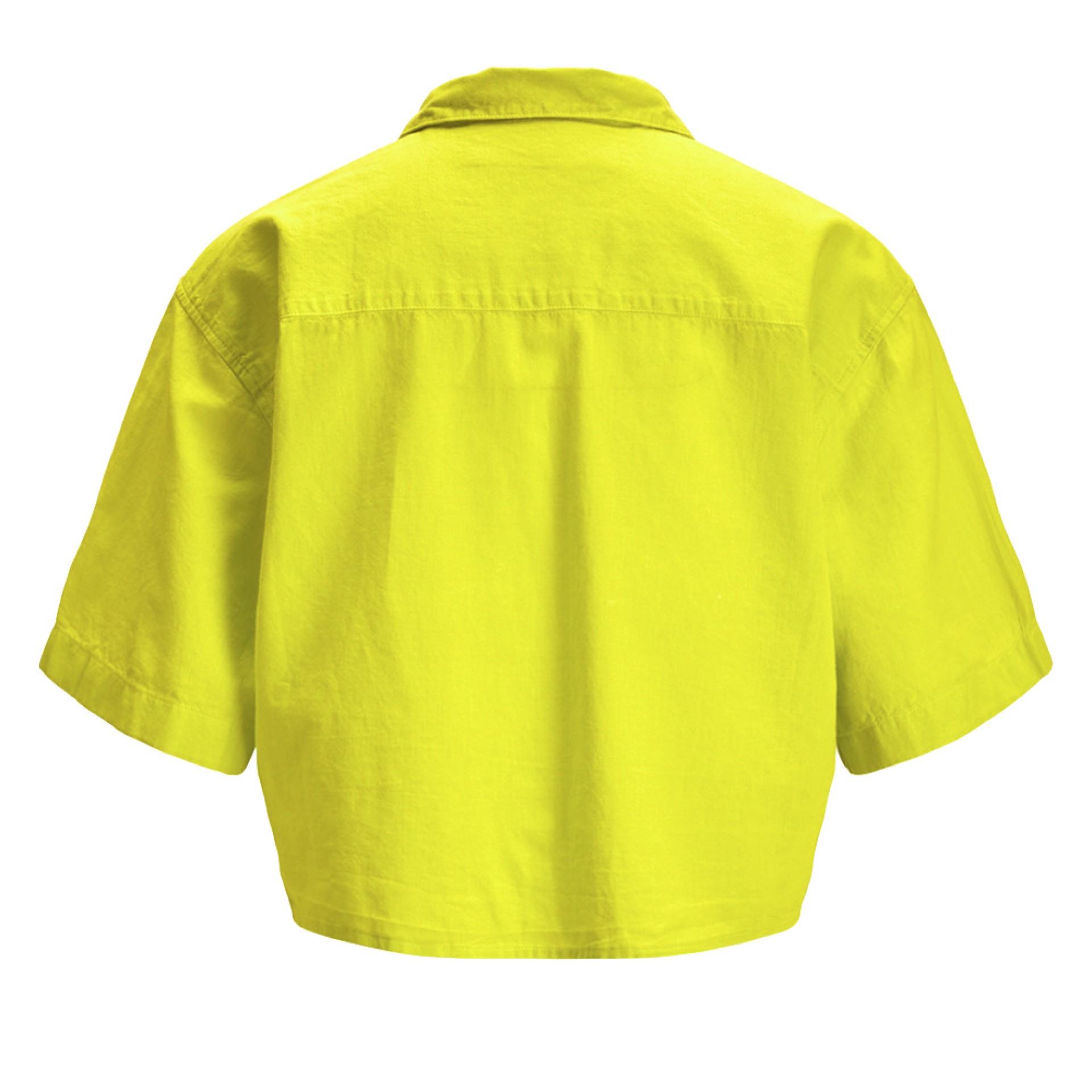 JjxxCamisa Lulu Cropped Comfort Lime Punc