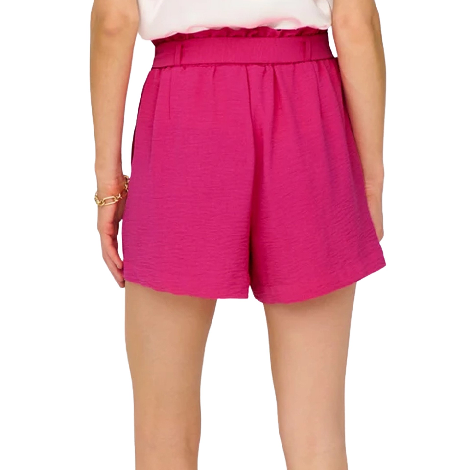Only Calção Mette Lavender Paperbag Fuchsi