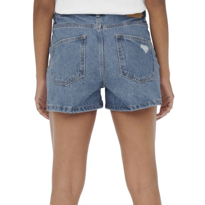 Only Calção Jagger Hw Mom Dnm Medium Blue Only Calção Jagger Hw Mom Dnm Medium Blue