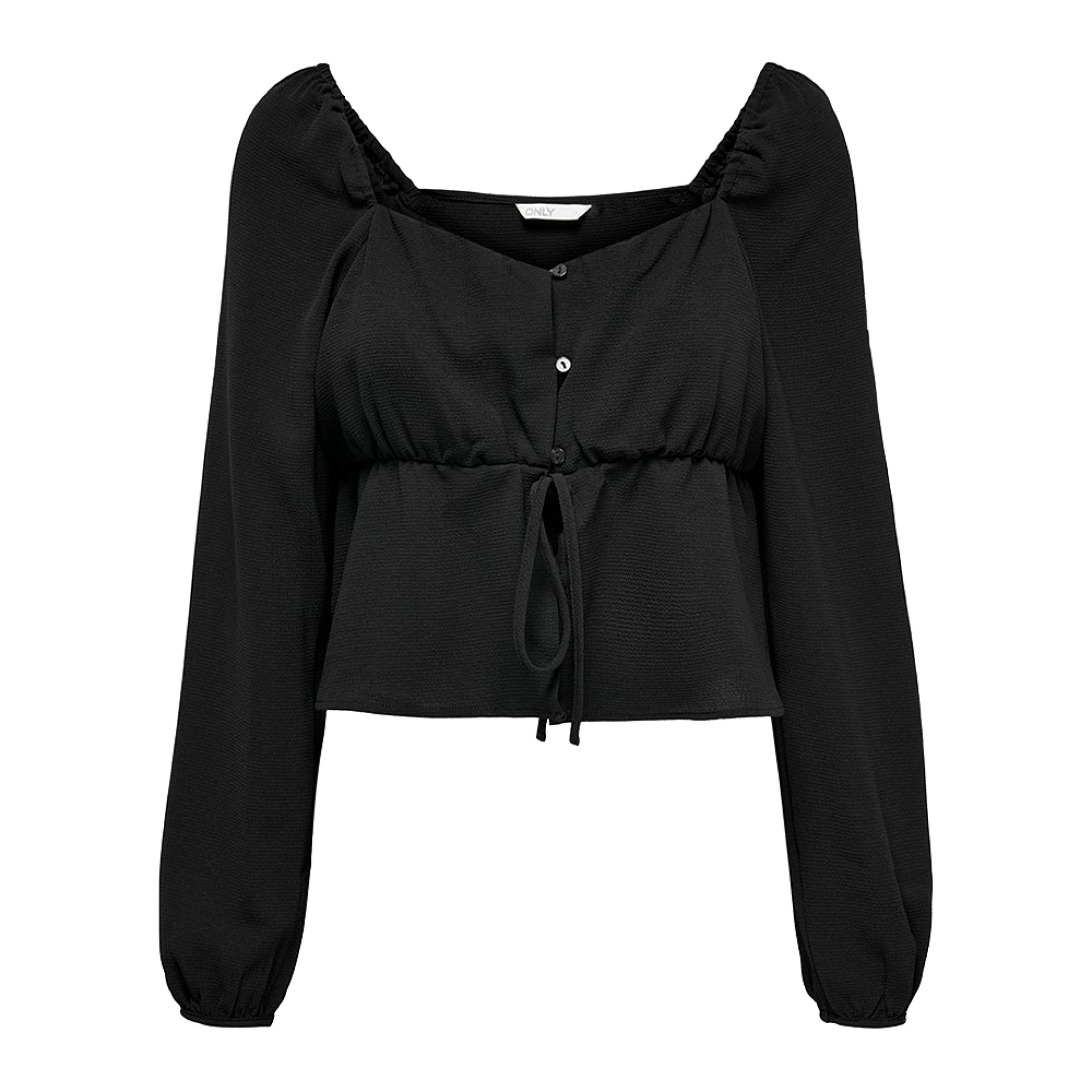 Only Blusa Nova Lux Cardi Top Black