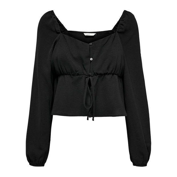 Blusa Only Blusa Nova Lux Cardi Top Black