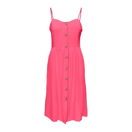 Vestido Only Vestido Luna Caro Strap Camillia Pink