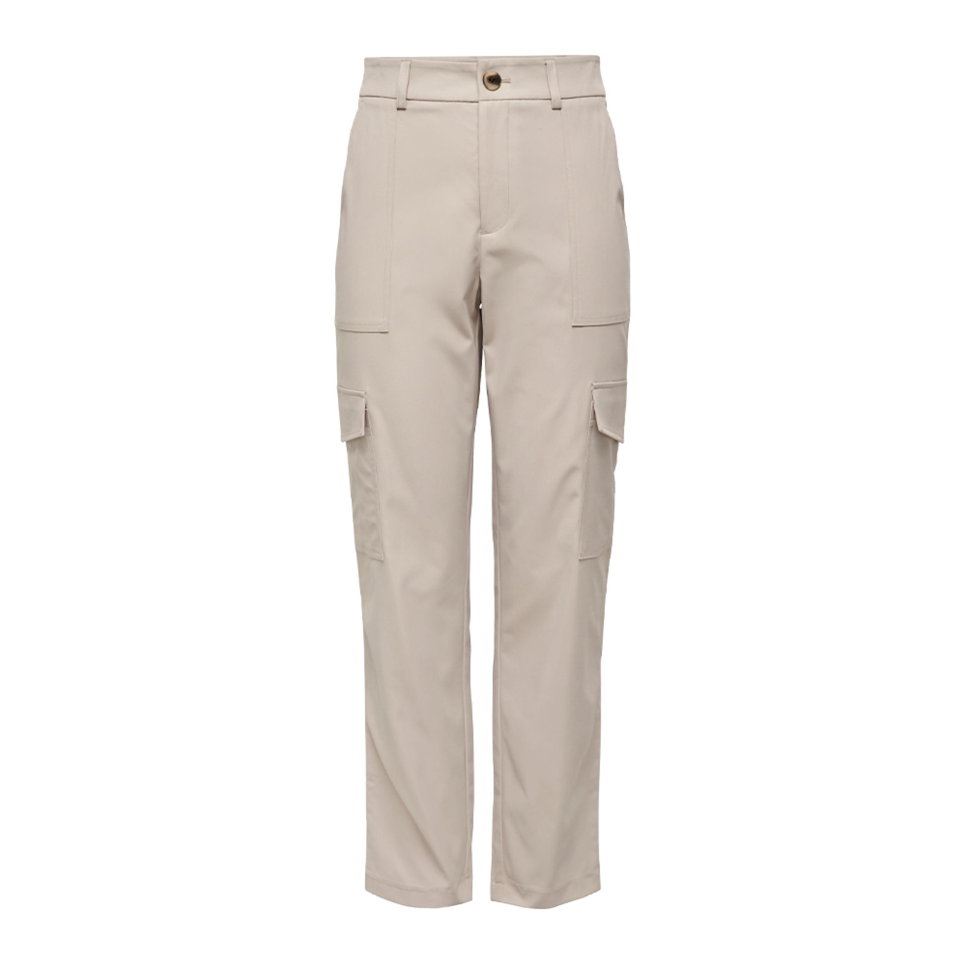 Only Calça Lember Hw Satin Cargo Pumice St