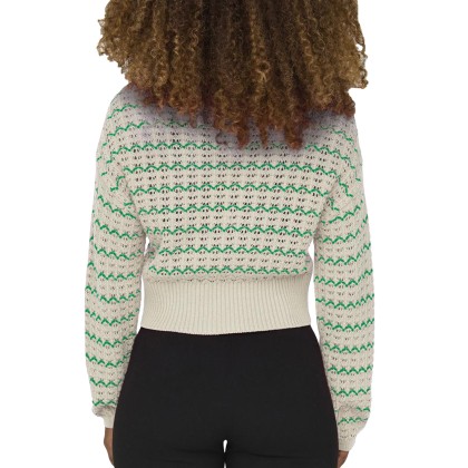 Only Camisola Lasa Ls O-neck Cc Birch Gree Only Camisola Lasa Ls O-neck Cc Birch Gree