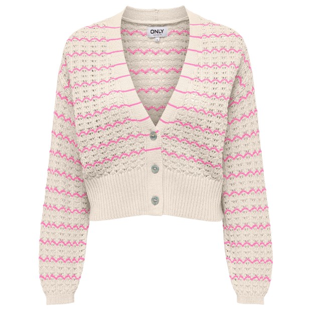 Casaco Only Casaco Lasa Ls V-neck Cardigan Birch