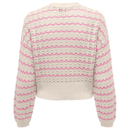 Only Casaco Lasa Ls V-neck Cardigan Birch Only Casaco Lasa Ls V-neck Cardigan Birch